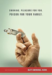 Architecture & Design: anti-tobacco advertisment