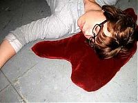Architecture & Design: blood puddle pillow