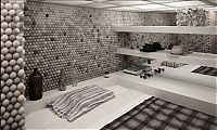 Architecture & Design: Apartment from ping-pong balls, Brooklyn, New York City, United States