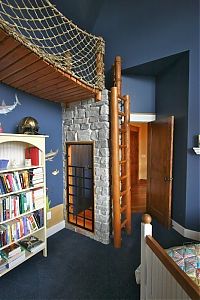 Architecture & Design: Pirate ship bedroom by Steve Kuhl