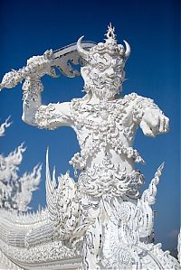 Architecture & Design: Wat Rong Khu, white temple, Chiang Rai, Thailand