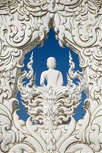 Architecture & Design: Wat Rong Khu, white temple, Chiang Rai, Thailand