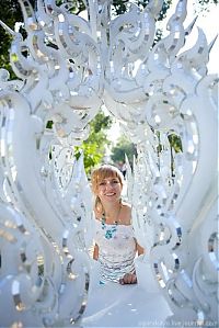 Architecture & Design: Wat Rong Khu, white temple, Chiang Rai, Thailand