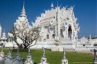 Architecture & Design: Wat Rong Khu, white temple, Chiang Rai, Thailand