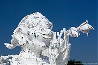 Architecture & Design: Wat Rong Khu, white temple, Chiang Rai, Thailand