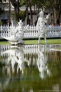 Architecture & Design: Wat Rong Khu, white temple, Chiang Rai, Thailand