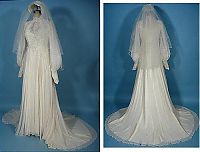 Architecture & Design: History: Evolution of wedding dress 1870 - 1980