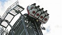 Architecture & Design: Takabisha roller coaster, Fujiyoshida, Yamanashi, Japan