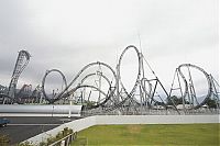 Architecture & Design: Takabisha roller coaster, Fujiyoshida, Yamanashi, Japan