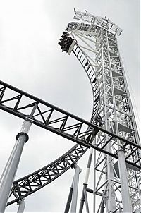 Architecture & Design: Takabisha roller coaster, Fujiyoshida, Yamanashi, Japan
