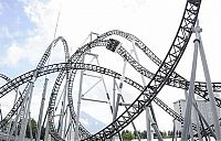 Architecture & Design: Takabisha roller coaster, Fujiyoshida, Yamanashi, Japan