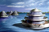 Architecture & Design: Amphibious 1000 luxury resort by Giancarlo Zema, Qatar