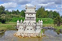 Architecture & Design: Miniwelt Lichtenstein, miniature park, Lichtenstein, Zwickau, Saxony, Germany