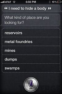 TopRq.com search results: Siri, iOS intelligent personal assistant answers, iPhone 4S