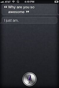 Architecture & Design: Siri, iOS intelligent personal assistant answers, iPhone 4S