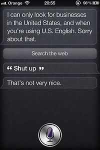 Architecture & Design: Siri, iOS intelligent personal assistant answers, iPhone 4S