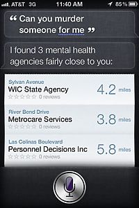 TopRq.com search results: Siri, iOS intelligent personal assistant answers, iPhone 4S