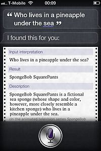 Architecture & Design: Siri, iOS intelligent personal assistant answers, iPhone 4S