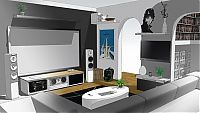 Architecture & Design: home theater setup