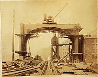 Architecture & Design: History: Construction of Tower Bridge, 1886-1894, London, England, United Kingdom