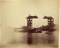 Architecture & Design: History: Construction of Tower Bridge, 1886-1894, London, England, United Kingdom