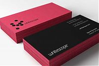 Architecture & Design: creative edge painted business card