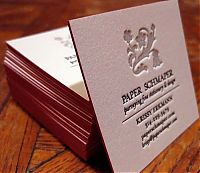 Architecture & Design: creative edge painted business card