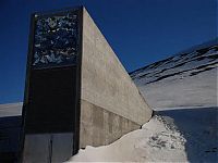 Architecture & Design: Svalbard Global Seed Vault, Longyearbyen, Spitsbergen, Arctic Svalbard archipelago, Norway