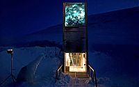 Architecture & Design: Svalbard Global Seed Vault, Longyearbyen, Spitsbergen, Arctic Svalbard archipelago, Norway