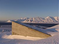 Architecture & Design: Svalbard Global Seed Vault, Longyearbyen, Spitsbergen, Arctic Svalbard archipelago, Norway