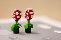 Architecture & Design: super mario series piranha plant earrings