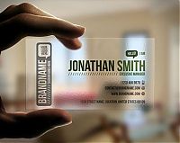 Architecture & Design: creative transparent business card