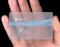 Architecture & Design: creative transparent business card