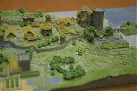 Architecture & Design: 3D print of a minecraft village