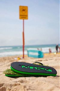 Architecture & Design: grass flip flops