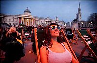 Architecture & Design: Tropicana Sun art installation in Trafalgar Square, London, England, United Kingdom