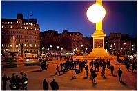 Architecture & Design: Tropicana Sun art installation in Trafalgar Square, London, England, United Kingdom