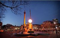 Architecture & Design: Tropicana Sun art installation in Trafalgar Square, London, England, United Kingdom
