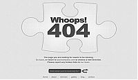 Architecture & Design: HTTP 404 error page