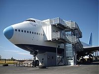 Architecture & Design: Jumbo Hostel in 747-200 jetliner, Arlanda Airport, Stockholm, Sweden