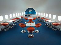 Architecture & Design: Jumbo Hostel in 747-200 jetliner, Arlanda Airport, Stockholm, Sweden