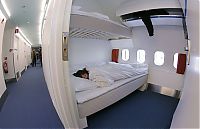 Architecture & Design: Jumbo Hostel in 747-200 jetliner, Arlanda Airport, Stockholm, Sweden