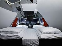 Architecture & Design: Jumbo Hostel in 747-200 jetliner, Arlanda Airport, Stockholm, Sweden