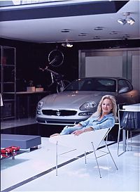 Architecture & Design: maserati glass residential garage