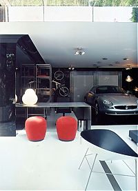 Architecture & Design: maserati glass residential garage