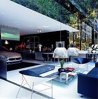 Architecture & Design: maserati glass residential garage