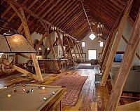 Architecture & Design: attic loft space below the roof