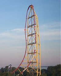 Architecture & Design: Top Thrill Dragster roller coaster, Cedar Point, Sandusky, Ohio, United States