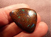 Architecture & Design: opalized wood boulder opal