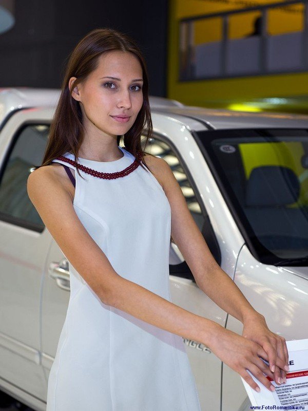 auto motor show girl